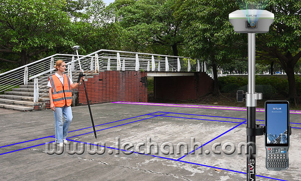 SATLAB GNSS GPS Laser RTK System SL8 7